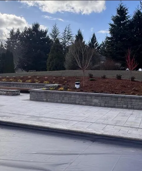 Outdoors Landscape Project in Gig Harbor 